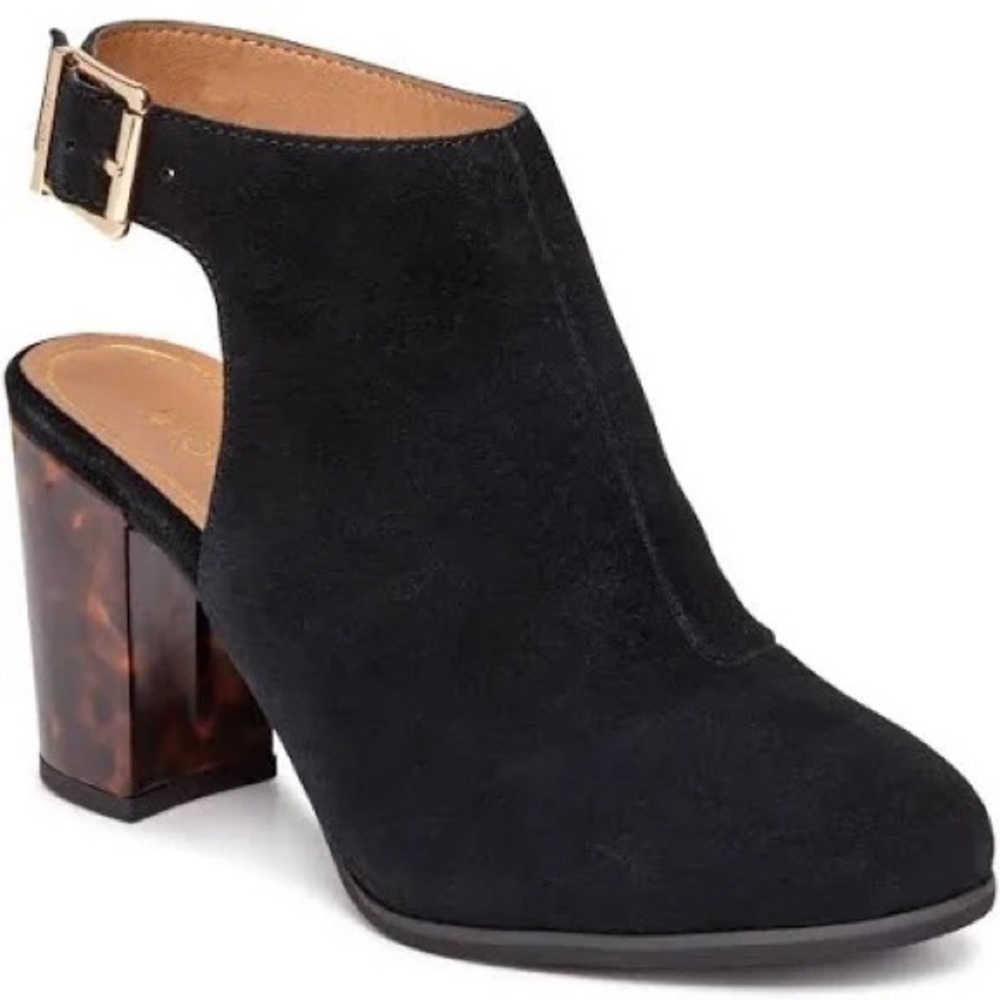 Vionic suede heels like new sz 9.5 deep forest green